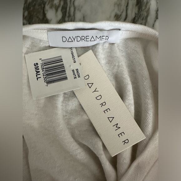 DAYDREAMER LA Womens Ramones Band White Graphic Muscle Tank Top Size Small - Picture 7 of 7